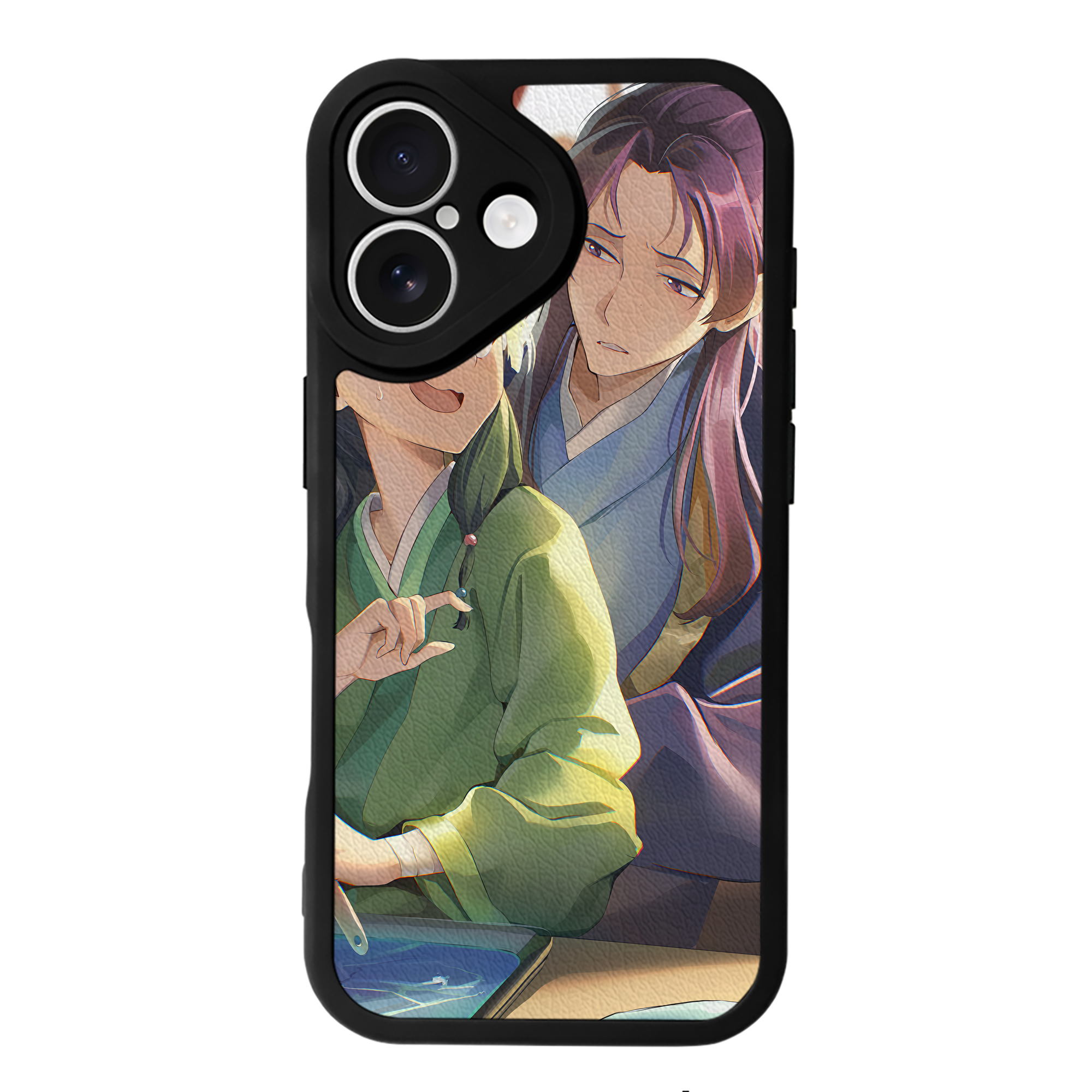 （画像用） 薬屋のひとりごと The Apothecary Diaries 【iPhone 16シリーズ対応】シリコンスマホケース（レザー調） 材質：シリコン